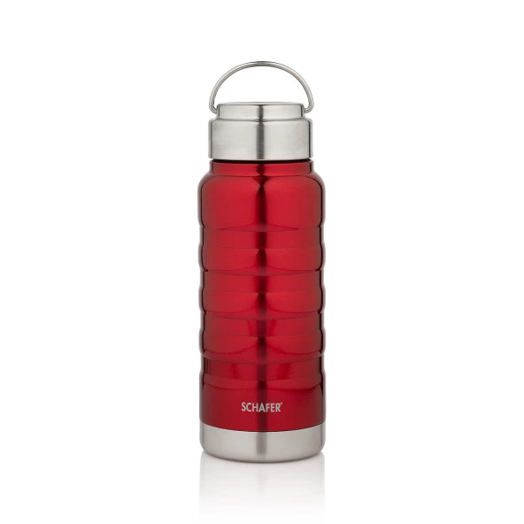 Schafer Iron Man Termos 400 Ml-2 Parça-Kırmızı