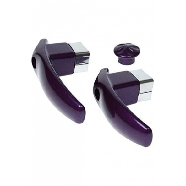 Çaydanlık Kulp Seti Demlik Kulp Seti Kulp Ve Kapak Tutacak Mor