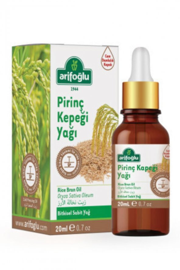 Arifoğlu Pirinç Kepeği Yağı 20 ML ürün görseli