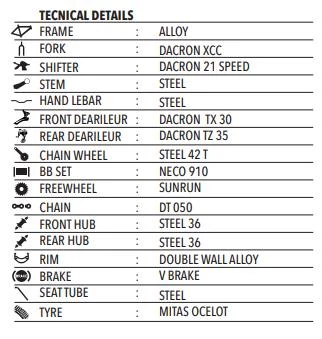 TommyBike RIVEN Alüminyum Kadro 26 Jant 21 Vites Dağ Bisikleti - 9