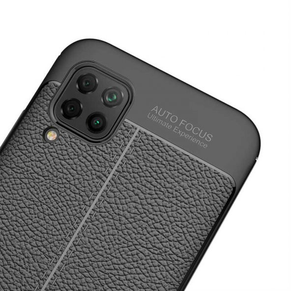 Huawei P40 Lite Kılıf Zore Niss Deri Desenli Silikon Kılıf - 9