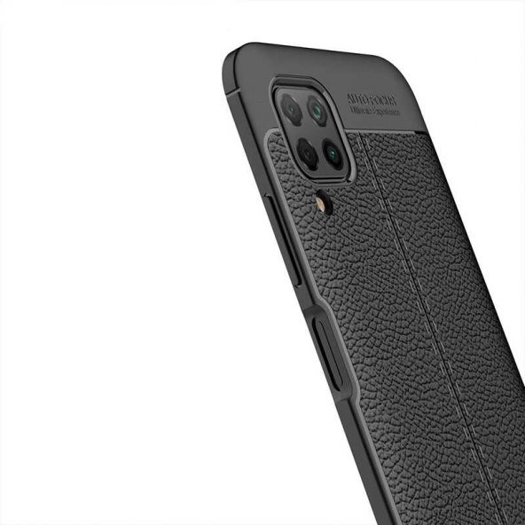 Huawei P40 Lite Kılıf Zore Niss Deri Desenli Silikon Kılıf - 7