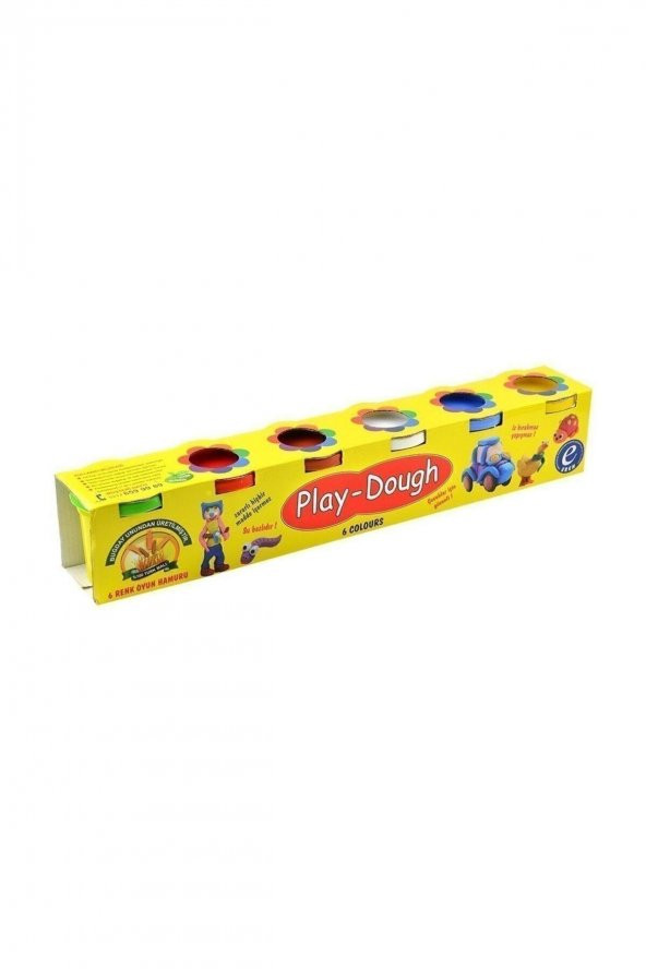 Eren Play Dough Oyun Hamuru 6 Renk 6x130=780 gr