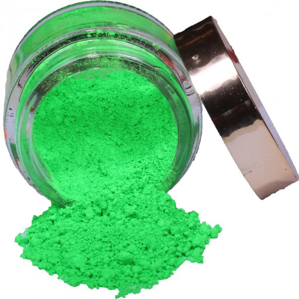Yeşil Floresan Toz Pigment Boya - 1 KG