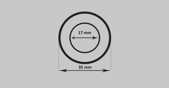 Metali Kapı Kolu Stoperi Tampon Şeffaf 6 Adet - 3