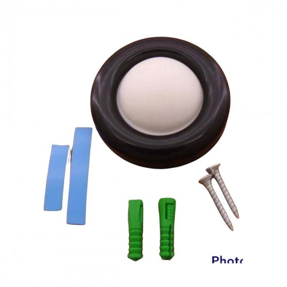 Tempo Kapı Kolu Stoperi Kapı Duvar Tamponu Kol Tamponu Siyah - 2