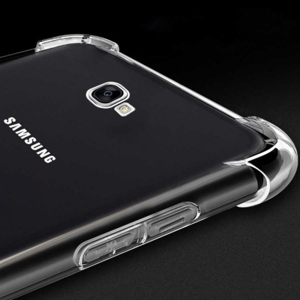 Samsung Galaxy J7 Prime Kılıf Darbelere Dayanıklı Sert Silikon Şeffaf - 6