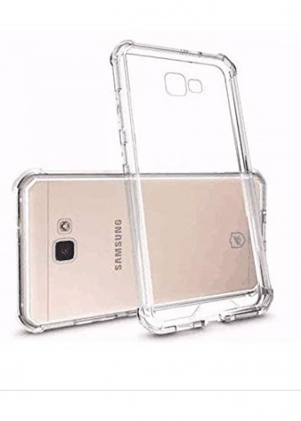 Samsung Galaxy J7 Prime Kılıf Darbelere Dayanıklı Sert Silikon Şeffaf - 10