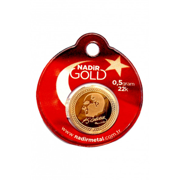 Tuğrul Kuyumculuk 1 Adet 0,50 Gram 22 Ayar Külçe Altın - 2