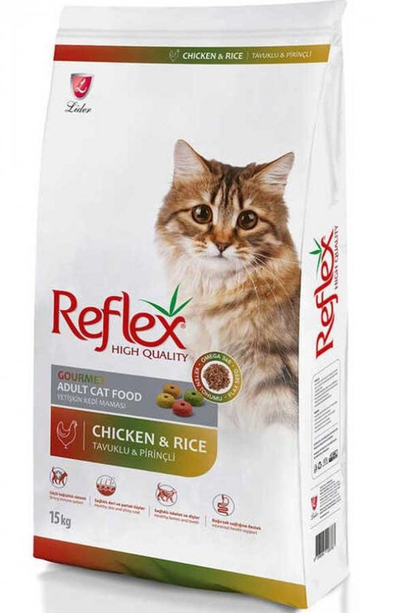 Reflex Multi Color Tavuklu Yetişkin Kedi Maması 15 Kg