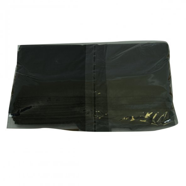 Orta Boy Atlet Geri Dönüşüm Granül Çanta Poşet 47X27 Cm Kalın Siyah 1000 Gr 1 Paket - 5