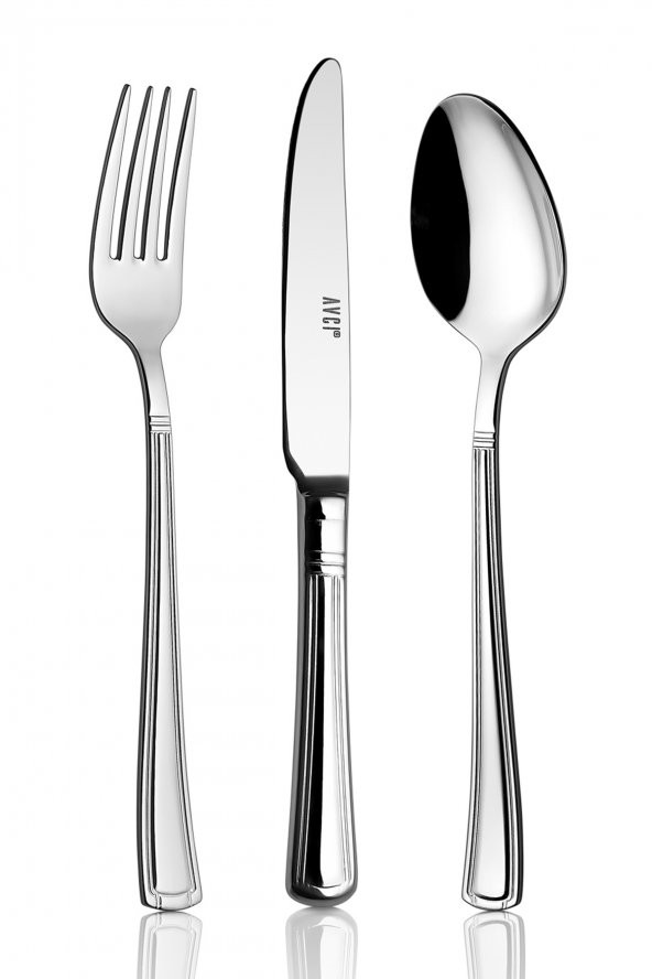 Nevra 84 Parça Çatal Kaşık Bıçak Takımı 18/10 Paslanmaz Çelik - Resim 2