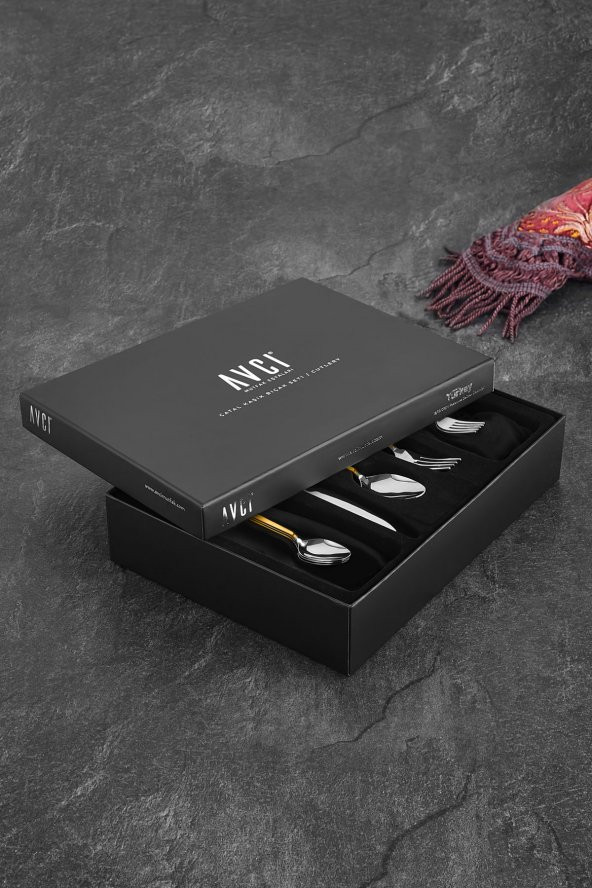 Soft Touch Mat 72 Parça Çatal Kaşık Bıçak Takımı 18/10 Paslanmaz Çelik - 3