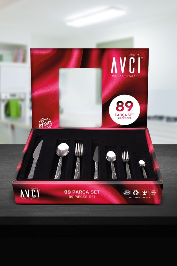 Ay Işığı 89 Parça Çatal Kaşık Bıçak Takımı - 2