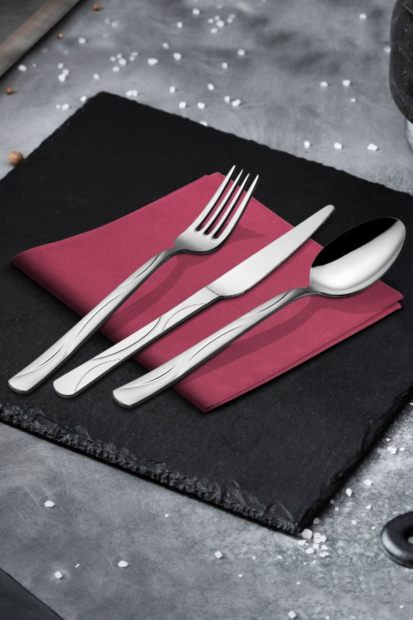 Ay Işığı 18 Parça Çatal Kaşık Bıçak Takımı