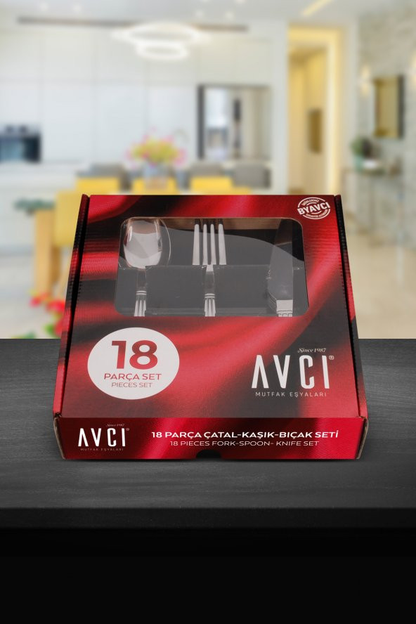 Yakamoz 18 Parça Çatal Kaşık Bıçak Takımı - 2