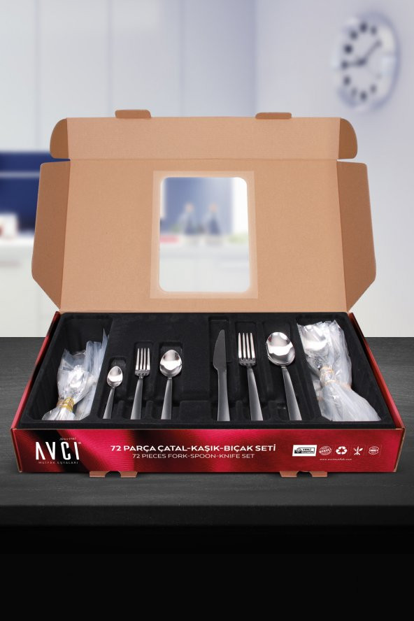 İstanbul 72 Parça Çatal Kaşık Bıçak Takımı - 2