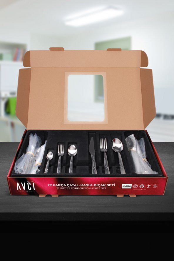 Ay Işığı 72 Parça Çatal Kaşık Bıçak Takımı - 2