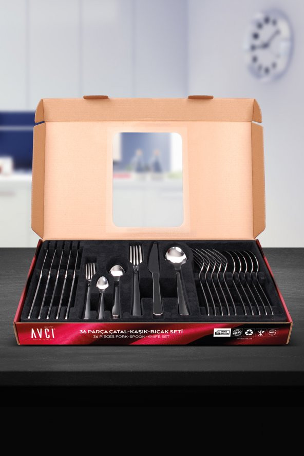 İstanbul 36 Parça Çatal Kaşık Bıçak Takımı - 2