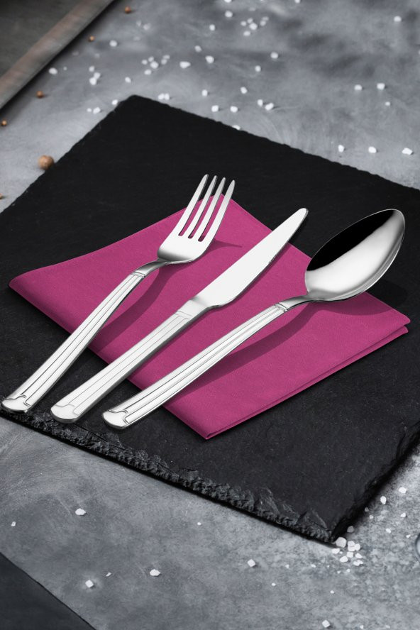 Yakamoz 36 Parça Çatal Kaşık Bıçak Takımı ürün görseli