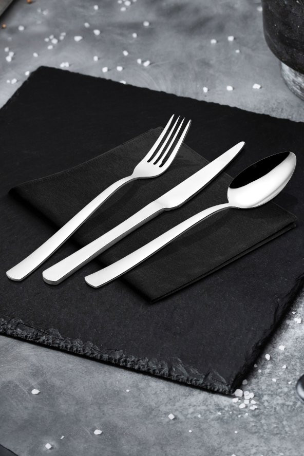 İstanbul 18 Parça Çatal Kaşık Bıçak Takımı ürün görseli