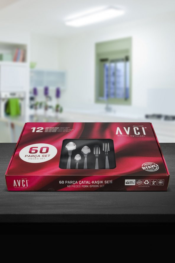 Ay Işığı 60 Parça Çatal Kaşık Takımı - 3