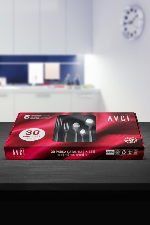 İstanbul 30 Parça Çatal Kaşık Takımı - 3