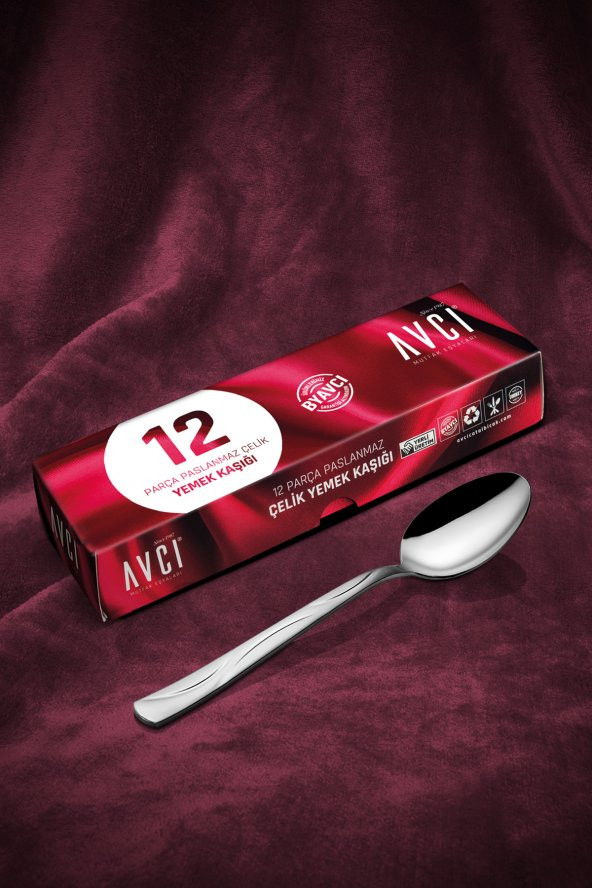 Ay Işığı 12 Adet Yemek Kaşığı