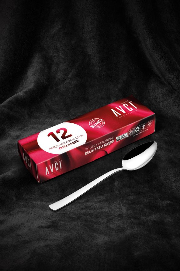 İstanbul 12 Adet Tatlı Kaşığı