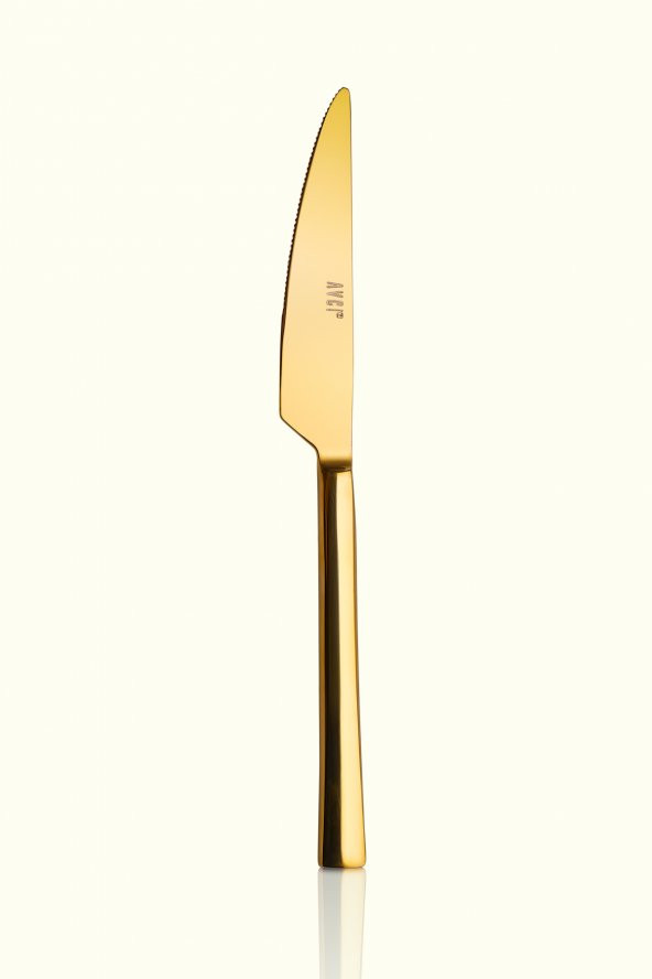 Klas Titanyum Parlak Gold 6 Adet Tatlı Bıçağı 18/10 Paslanmaz Çelik