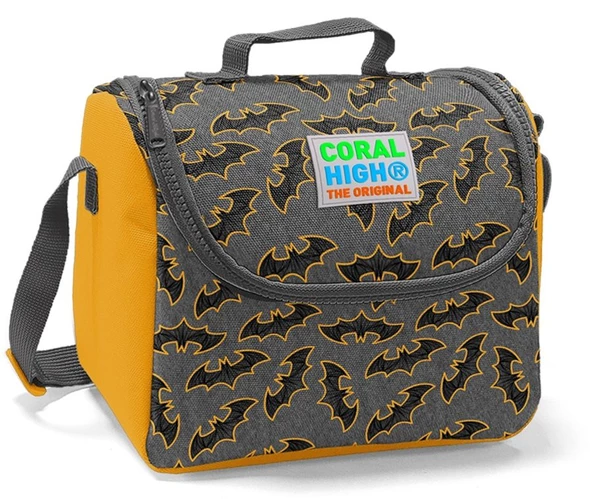 Coral High Yarasa Baskılı Erkek Çocuk İlkokul Çanta Seti - USB Çıkışlı - Resim 3