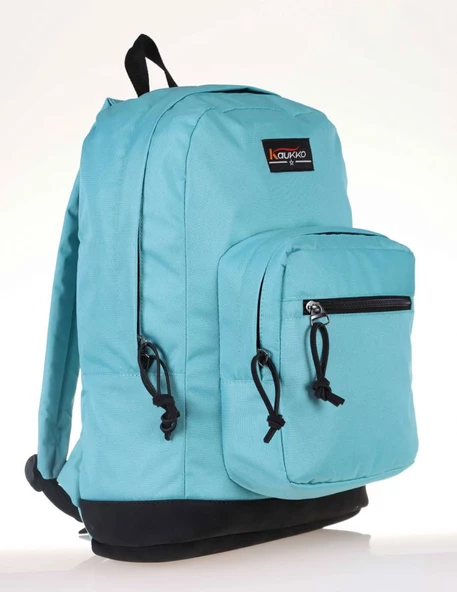 Kaukko Sport Turkuaz Üç Bölmeli Okul ve Günlük Sırt Çantası - Resim 2