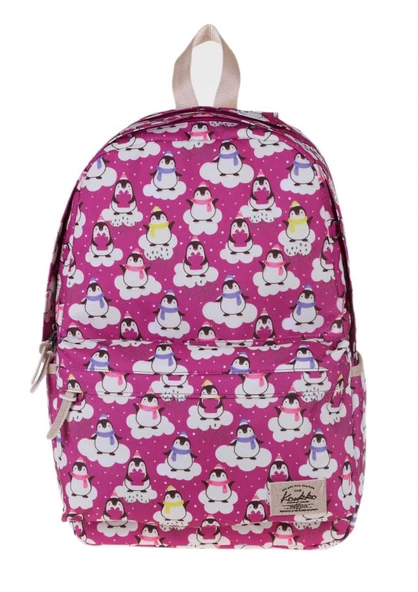 Kaukko Nature Pembe Penguen İlk ve Ortaokul Sırt Çantası ürün görseli