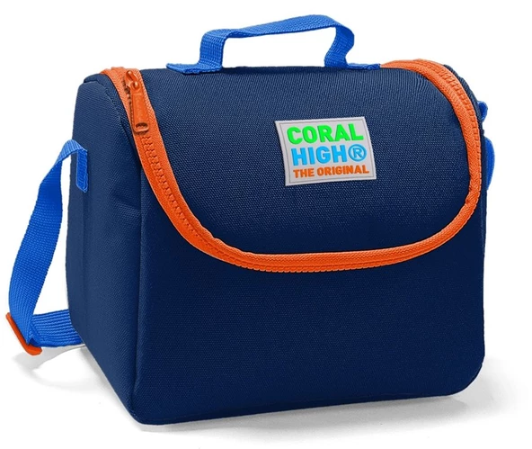 Coral High Lacivert Okul Çantası ve Beslenme Çantası Seti - Erkek Çocuk - USB Soketli - 3