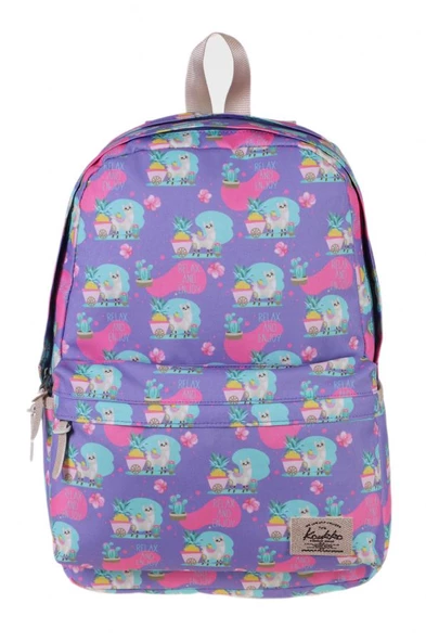 Kaukko Nature Mor Lama Okul ve Günlük Sırt Çanta Seti - Resim 2