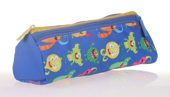Kaukko Kids&Love Mavi Canavarlar Kalem Çantası - Erkek Çocuk - Resim 2