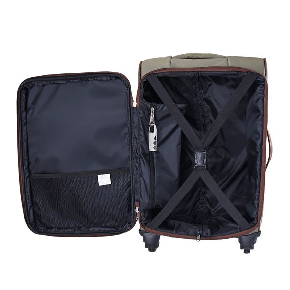 Cantaş Çekçekli Seyahat Çantası 188012 Küçük Boy Haki - 5