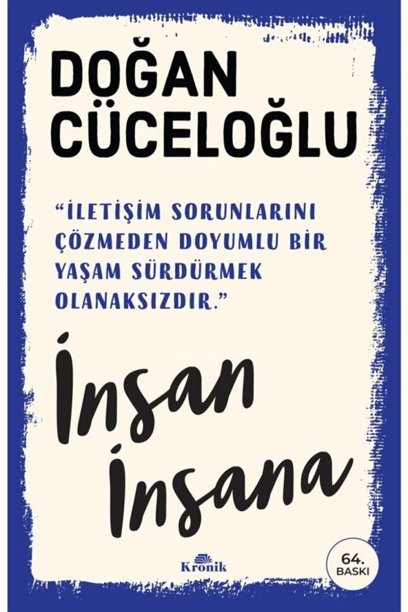 İnsan İnsana Doğan Cüceloğlu ürün görseli