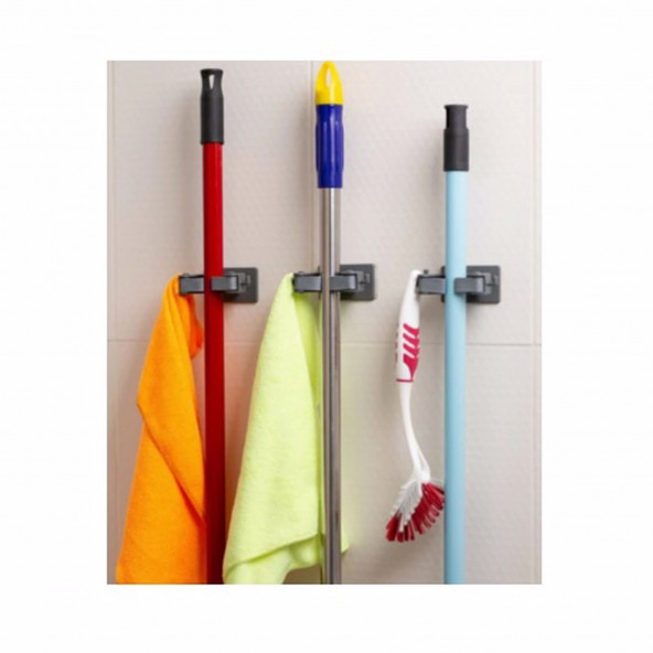 3 LÜ ÇOK AMAÇLI MOP FIRÇA PASPAS ASKI APARATI - 3