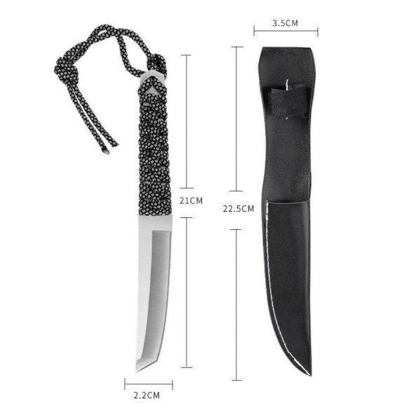 Valkyrie Aus-5A Outdoor Paracordlu Kamp Bıçağı - 4