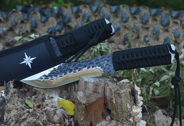 Valkyrie 8CR15 Kuzey Yıldızı Outdoor Paracortlu Kamp Bıçağı - 6