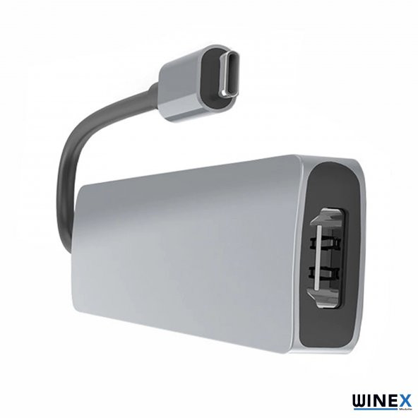 Winex 6in1 Type-C to 4K HDMI+Sd Kart+3xUsbA 3.0 Hub Port Adaptör - 2