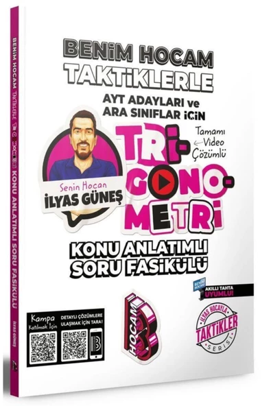 Tüm Adaylar İçin Taktiklerle Trigonometri Konu Anlatımlı Soru Fasikülü Benim Hocam Yayınları