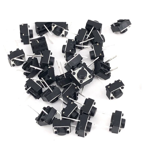 Buton 6x6x5 mm 2 pin - Resim 2