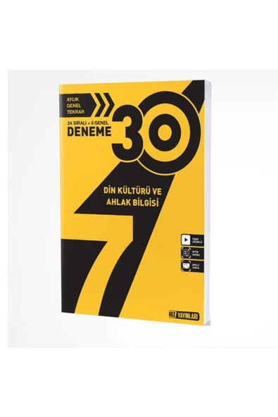 Hız Yayınları 7. Sınıf Din Kültürü 30'lu Deneme Sınavı