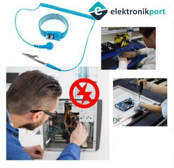 Antistatik Bileklik Kablolu Antistatic Esd - Resim 6