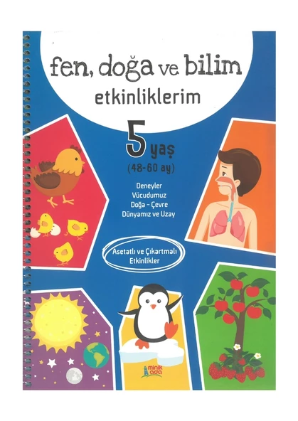 Minik Ada Fen Doğa Ve Bilim Etkinliklerim 5 Yaş (48-60 Ay)