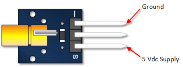 Lazer Sensör Modülü KY-008 - Resim 2