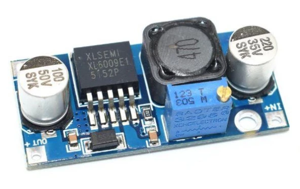 XL6009 Ayarlanabilir DC/DC Voltaj Regülatörü Voltaj Yükseltici Regülatör Step Up Modülü Arduino - Resim 3