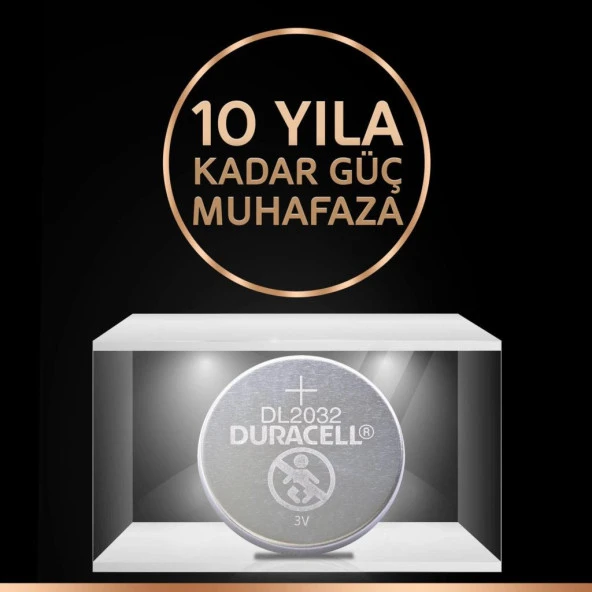 Duracell 2032 3V Lityum Pil (2 Adet) - Resim 2